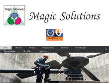 Tablet Screenshot of magicsolutions.co.za